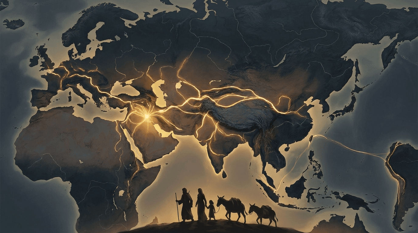 The Andite Migrations to Six Continents