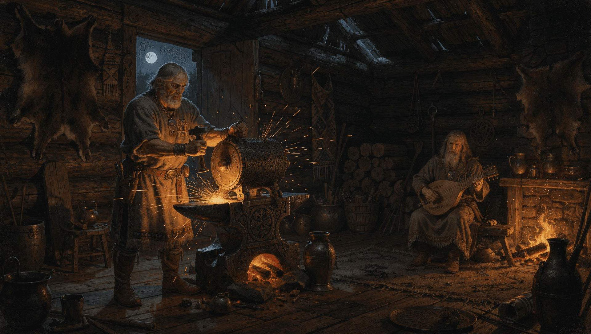 The Eternal Smith: Ilmarinen, the Kalevala, and the Craftsman-Sage Pattern of the Prince's Staff