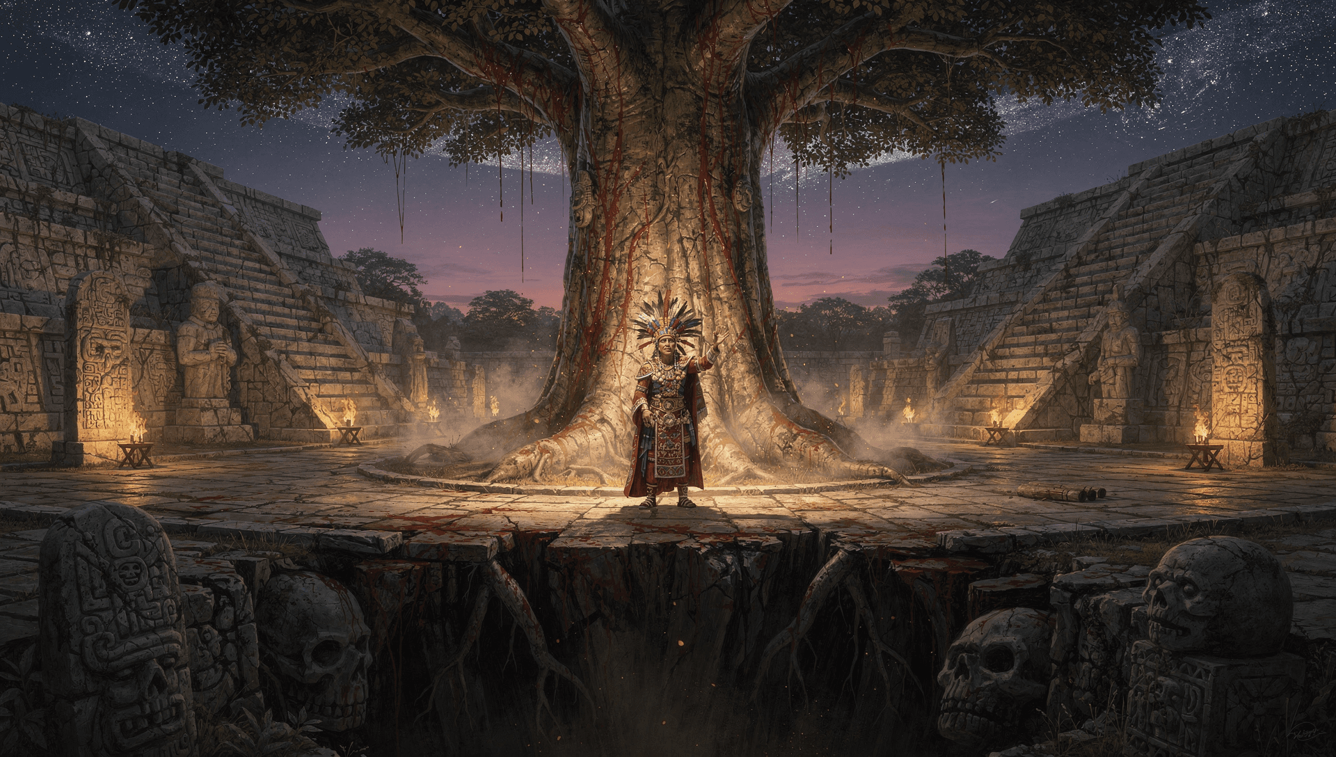 The Tree at the Center of the World: Maya Ceiba Yaxche' and the Tree of Life