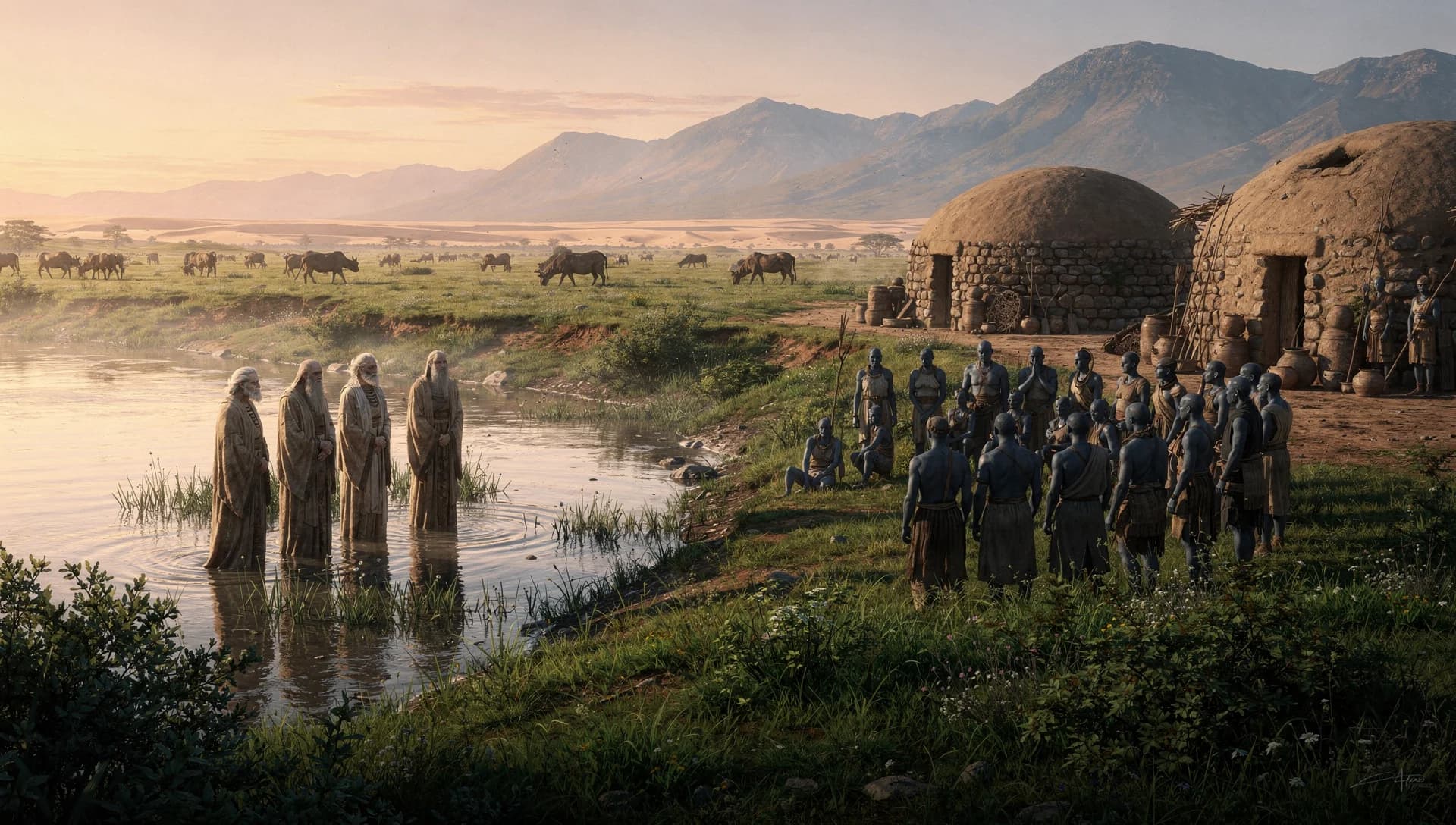 The Amphibious Teachers and the Green Sahara: The Dogon Nommo and the Pre-Desertification Indigo Civilization