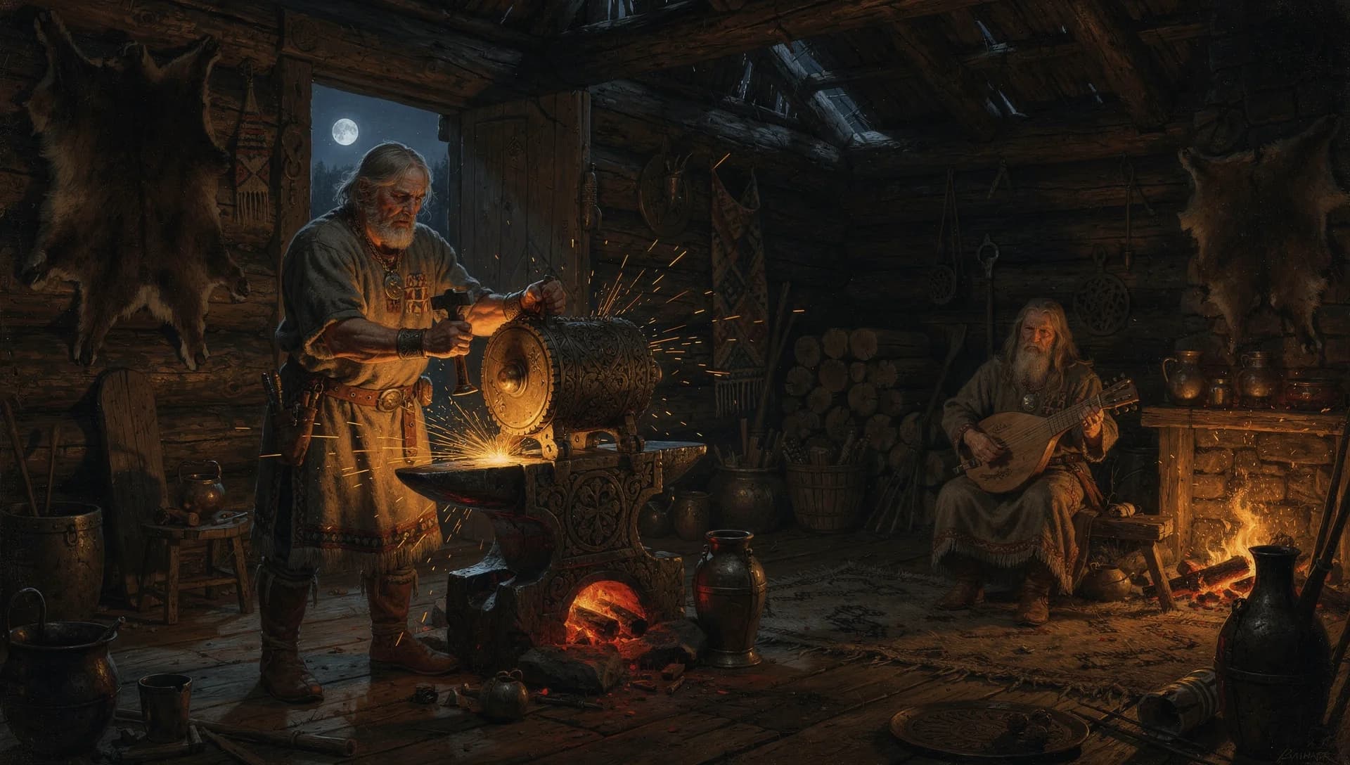 The Eternal Smith: Ilmarinen, the Kalevala, and the Craftsman-Sage Pattern of the Prince's Staff