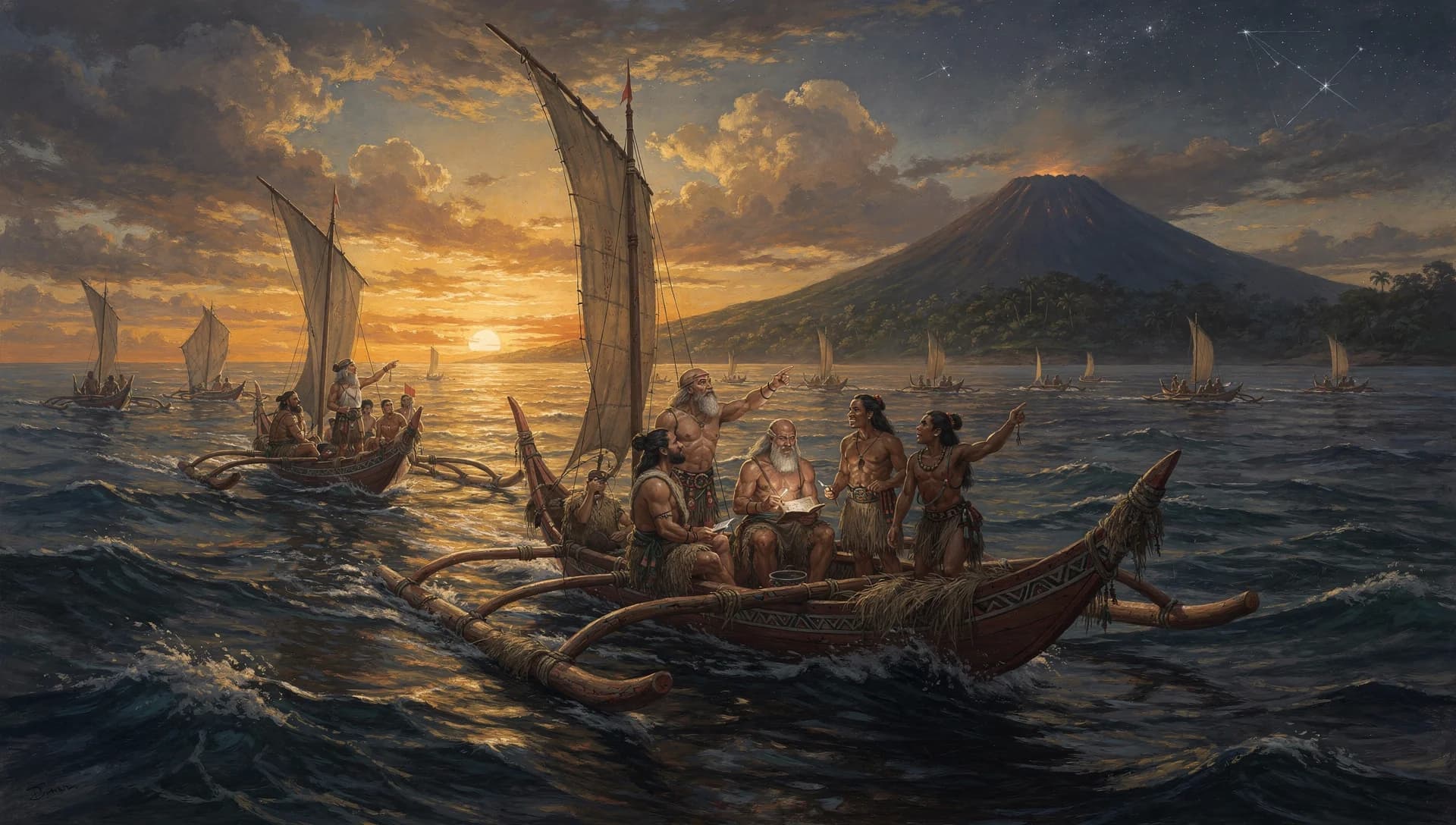By Easy Stages Across the Pacific: Polynesian Voyaging Ancestors and the Andite Sailor Tradition