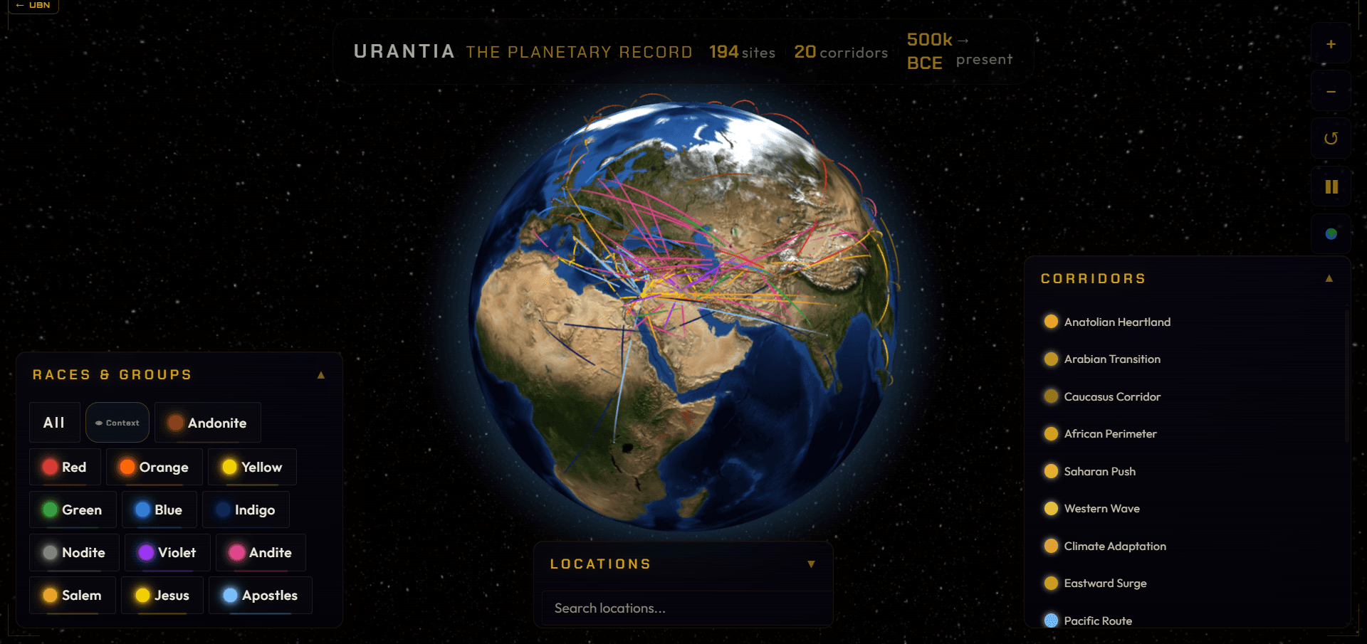 3D Interactive Map